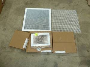 lot 587 image: Duct Vents White Assorted