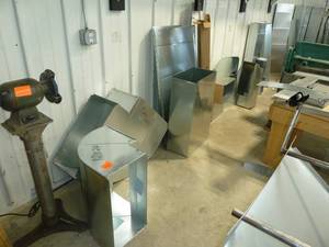 lot 632 image: HVAC Duct Pieces