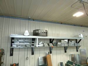 lot 636 image: Wall Shelves Transition Duct Pieces