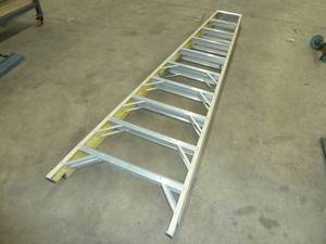 lot 641 image: Werner Fiberglass Step Ladder 10 Yellow