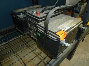 lot 720 image: Used Batteries x 3