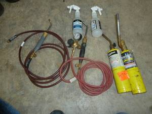 lot 778 image: Benzo-Matic Map Gas Turbo Torchs