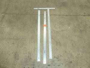 lot 780 image: T- Square & Aluminum Rulers