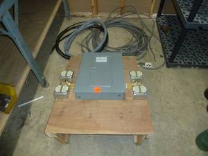 lot 781 image: Portable Electrical Panel & Wire