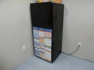 lot 835 image: Lunch Room Black Refrigerator