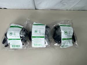 lot 62 image: MSRP $240 -&nbspLot of 3 NEW Fisher & Pykel RT040M Vented Full Face Bi-Level CPAP System Hospital Masks with Anti-Asphyxiation Valve & Headgear- Size Medium