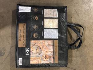 lot 38 image: MSI Machine Washable Area Rug   Customer Returns See Pictures