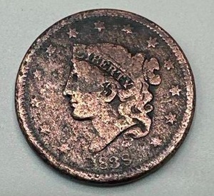 1838 Large Cent Penny