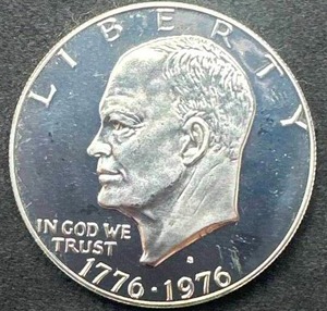 1976 Proof Eisenhower Type 1 Dollar