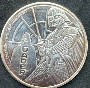 1oz .999 Silver Darth Vader Coin
