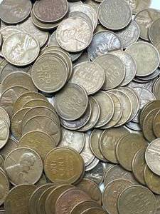 Over 1 Pound of Unsearched Wheat Pennies