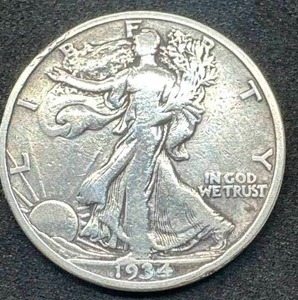1934 Walking Liberty Half Dollar