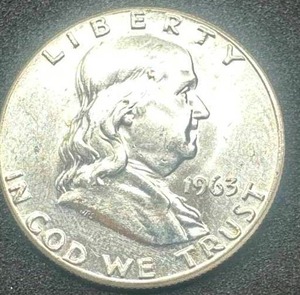 1963 Franklin Half Dollar (high grade)