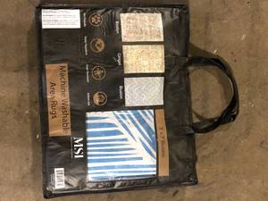 MSI Machine Washable Area Rug   Customer Returns See Pictures