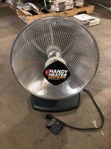 1500-Watt 18.5 in. Electric Ceramic Parabolic Space Heater with Tip-Over Safety Customer Returns See Pictures