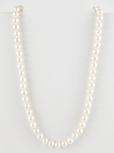 Classic Simulated Pearl Necklace.