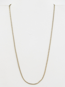 Thin Gold Filled Herringbone Necklace.