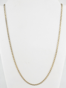 Sunstone  24 Thin Mariner Vermeil Chain Necklace.