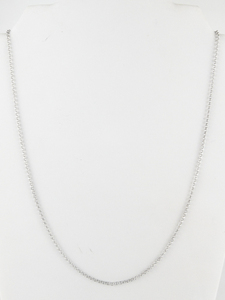 21Thin Rolo Link Sterling Silver Chain Necklace. Like New