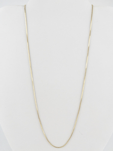 Ross Simons  18 Classic Vermeil (925) Box Chain. Like New