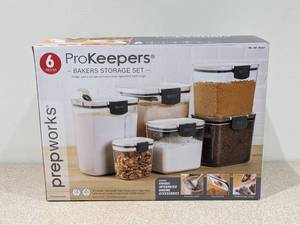 lot 24 image: BRAND NEW 6PC. PRO KEEPERS BAKERS STORAGE SET