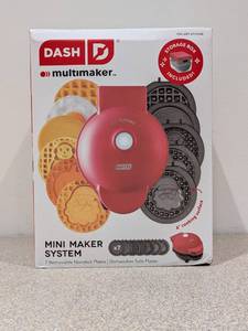 lot 14 image: BRAND NEW DASH MULTIMAKER MINI MAKER WAFFLE SYSTEM