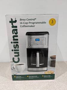 lot 33 image: BRAND NEW CUISINART BREW CENTRAL 14 CUP PROGRAMMABLE COFFEE MAKER