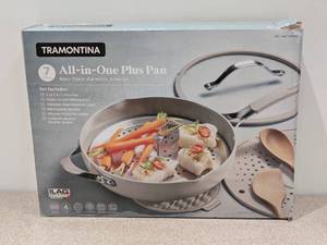 lot 37 image: BRAND NEW TRAMONTINA 7PC. ALL IN ONE PLUS PAN