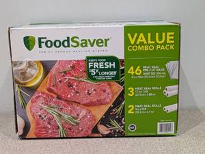 lot 57 image: NEW FOOD SAVER VALUE COMBO PACK