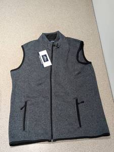 lot 96 image: BRAND NEW CHARLES RIVER APPAREL LARGE WOMANS HEATHER VEST