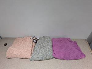 lot 102 image: 3 BRAND NEW SWEATERS ( TWO 3XL & ONE 4XL )