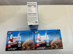 MM. 4x 4 1.75oz Bars Trail Crumble Organic Snack Bars