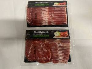 BB. 2x 12oz Center Cut Applewood Smoked Bacon