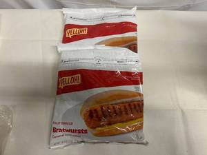 L. 2x 1lb 3oz Fully Cooked Bratwursts