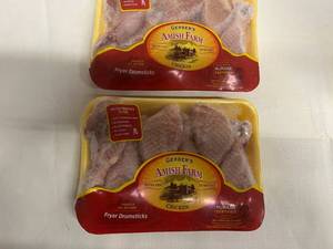 F. 3x Chicken Drumsticks Avg Wt 1.75lbs