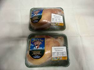 H. 2x Organic Smart Chicken Split Chicken Breast