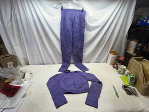 Large Gym Wolf Yoga Set-Purple