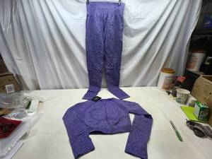 Large Gym Wolf Yoga Set-Purple