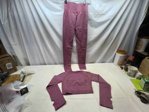 Large Gym Wolf Yoga Set-Purple-Wine