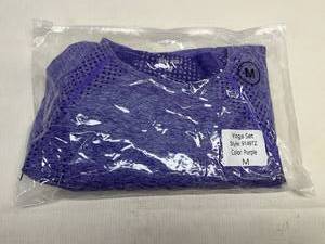 Medium Gym Wolf Yoga Set-Purple