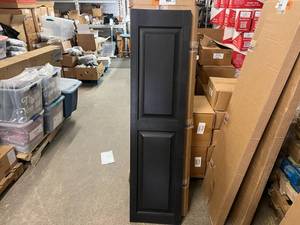 2 per Box 15x59 Black Shutters
