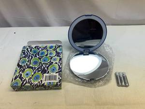 Pop Sonic Compact Lighted Mirror-Peacock