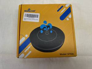 Mademax Solar Fountain-7 Different nozzles