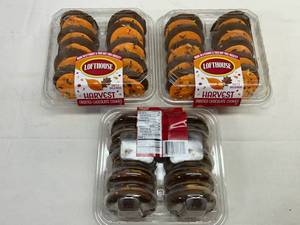 DD. 3x Frozen Harvest Frosted Chocolate Cookies
