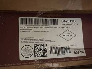 G. 9.20lbs T-Bone Steak-Two Rivers