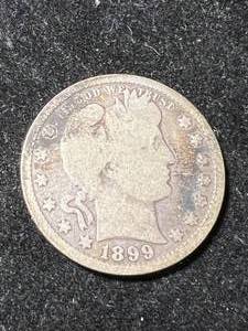 lot 08 image: 1899 US BARBER QUARTER