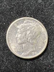 lot 36 image: 1941-S US MERCURY DIME BU