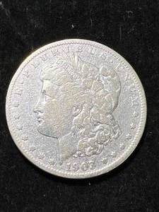 lot 99 image: 1903-S US MORGAN SILVER DOLLAR