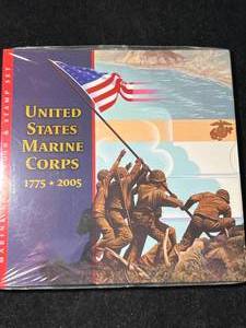 lot 117 image: 2005 US MARINE CORPS SILVER DOLLAR SEALED
