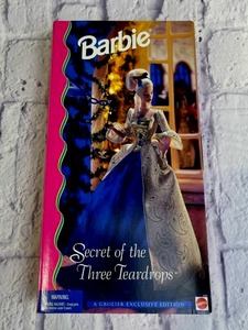 lot 8 image: Vintage 1999 Secret of the Three Teardrops Barbie (New with Box Wear)